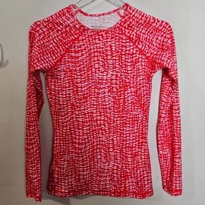 Athleta Women's Red pink Long Sleeve Top